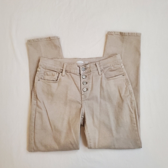 Old Navy Boyfriend mid-rise button fly jeans pants size 2 - Picture 2 of 11